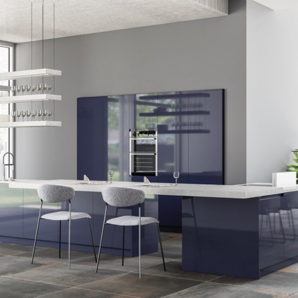 Cocina Luxe azul marino